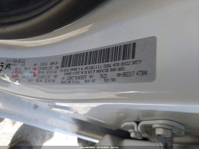 Aukcja sprzedaży 2019 Ram 1500 Big Horn/lone Star  4x2 5'7 Box, vin: 1C6RREFT6KN639976, numer aukcji: 44620664