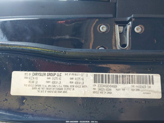 Продаж на аукціоні авто 2013 Dodge Charger Sxt, vin: 2C3CDXHG6DH546660, номер лоту: 44620699