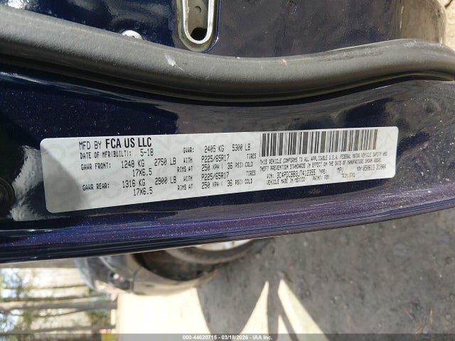 44620715 :رقم المزاد ، 3C4PDCBB3JT412355 vin ، 2018 Dodge Journey Sxt مزاد بيع