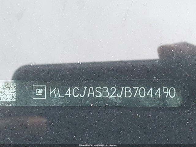 Продаж на аукціоні авто 2018 Buick Encore Preferred, vin: KL4CJASB2JB704490, номер лоту: 44620741