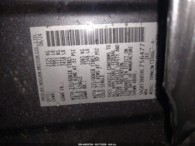 2024 NISSAN ROGUE 5N1BT3BB5RC756477 Photo 8