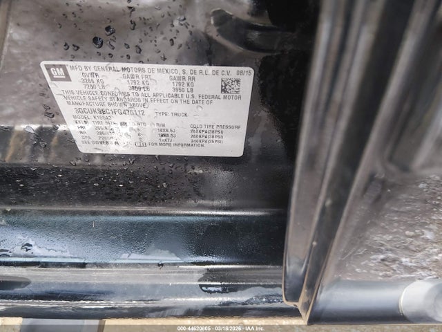 3GCUKSEC1FG476112 Chevrolet Silverado 1500 2lz