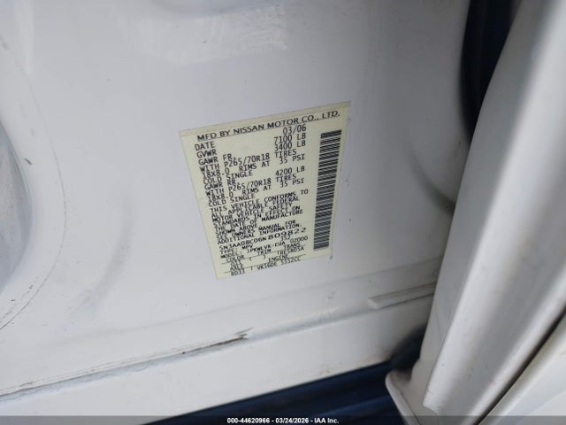 Aukcja sprzedaży 2006 Infiniti Qx56, vin: 5N3AA08C06N809822, numer aukcji: 44620966