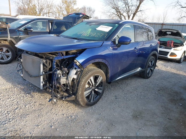 2023 Nissan Rogue Platinum Intelligent Awd მანქანა იყიდება აუქციონზე, vin: JN8BT3DD0PW309638, აუქციონის ნომერი: 44621007