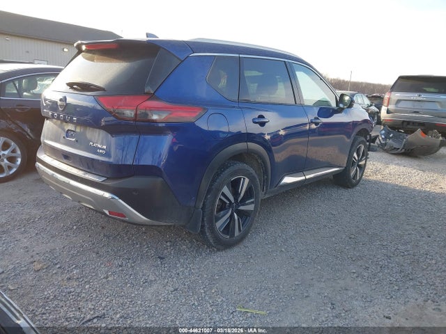 2023 Nissan Rogue Platinum Intelligent Awd მანქანა იყიდება აუქციონზე, vin: JN8BT3DD0PW309638, აუქციონის ნომერი: 44621007