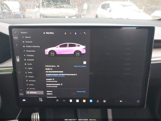 Aukcja sprzedaży 2022 Tesla Model X Dual Motor All-wheel Drive/plaid Tri Motor All-wheel Drive, vin: 7SAXCDE50NF346305, numer aukcji: 44621077