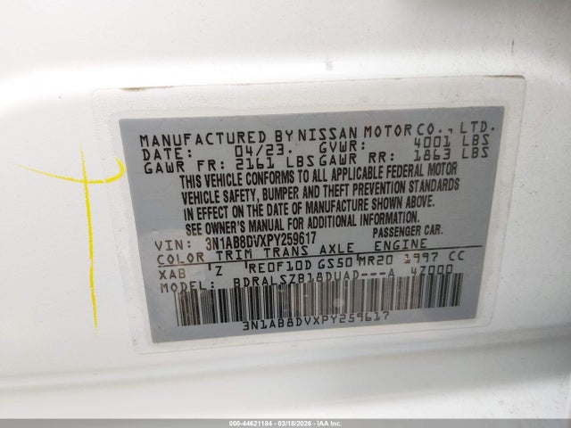 2023 NISSAN SENTRA 3N1AB8DVXPY259617 Photo 8