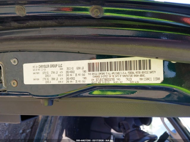 2011 RAM RAM 1500 3D7JB1ET8BG532785 Photo 8