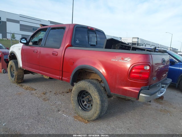 2002 Ford F-150 Lariat/xlt მანქანა იყიდება აუქციონზე, vin: 1FTRW08L72KE03890, აუქციონის ნომერი: 44621321