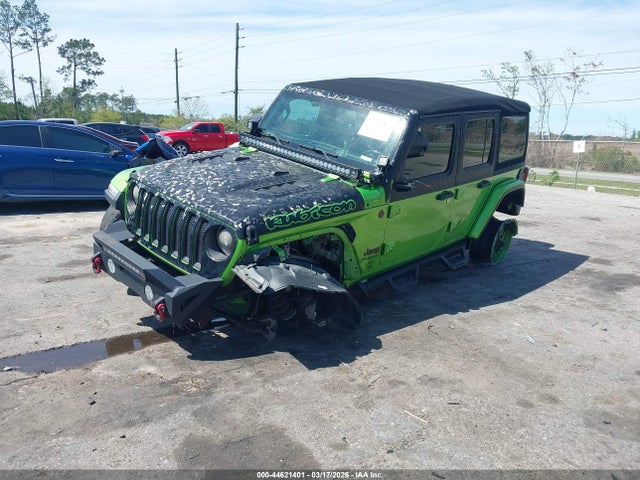 44621401 :رقم المزاد ، 1C4HJXFG4JW259635 vin ، 2018 Jeep Wrangler Unlimited Rubicon 4x4 مزاد بيع