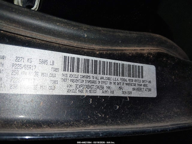 3C4PDCABXGT134290 Dodge JOURNEY SE