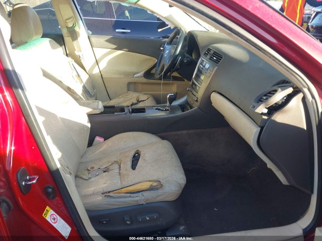 44621680 :رقم المزاد ، JTHBK262495106358 vin ، 2009 Lexus Is 250 مزاد بيع