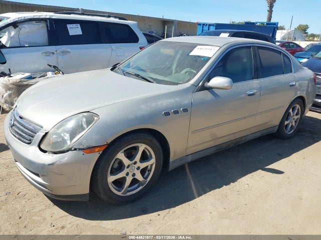 2003 Infiniti G35 Base W/6 Speed Manual მანქანა იყიდება აუქციონზე, vin: JNKCV51E33M018963, აუქციონის ნომერი: 44621917