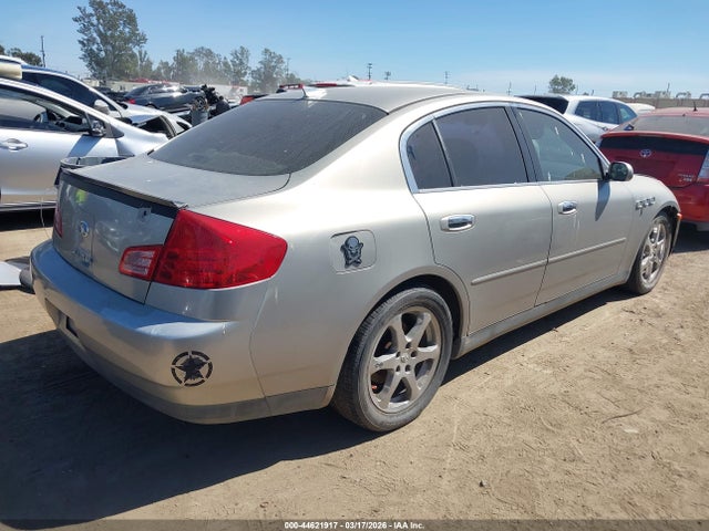 2003 Infiniti G35 Base W/6 Speed Manual მანქანა იყიდება აუქციონზე, vin: JNKCV51E33M018963, აუქციონის ნომერი: 44621917
