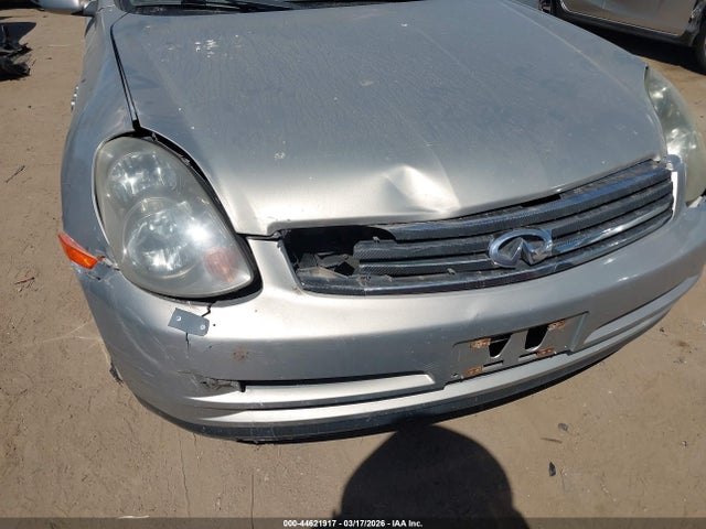 2003 Infiniti G35 Base W/6 Speed Manual მანქანა იყიდება აუქციონზე, vin: JNKCV51E33M018963, აუქციონის ნომერი: 44621917