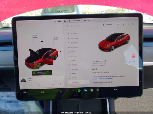 Aukcja sprzedaży 2018 Tesla Model 3 Long Range/performance, vin: 5YJ3E1EB8JF091407, numer aukcji: 44622113