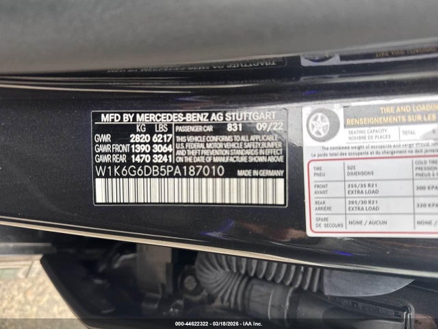 2023 MERCEDES-BENZ S 500 W1K6G6DB5PA187010 Photo 8