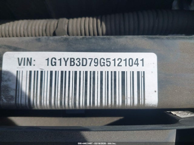 1G1YB3D79G5121041 Chevrolet CORVETTE STINGRAY