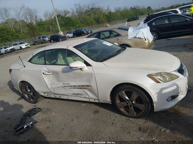 2010 Lexus Is 250c მანქანა იყიდება აუქციონზე, vin: JTHFF2C26A2507538, აუქციონის ნომერი: 44622544
