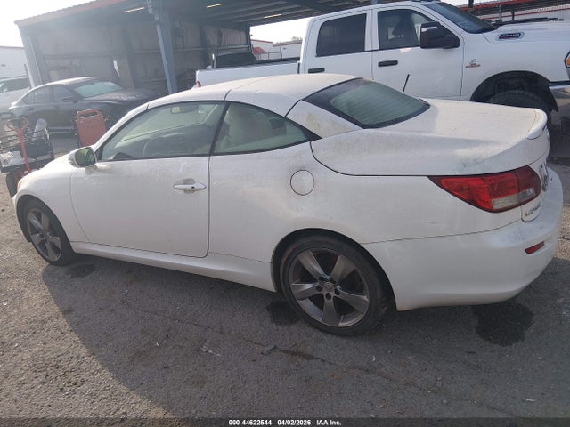 2010 Lexus Is 250c მანქანა იყიდება აუქციონზე, vin: JTHFF2C26A2507538, აუქციონის ნომერი: 44622544