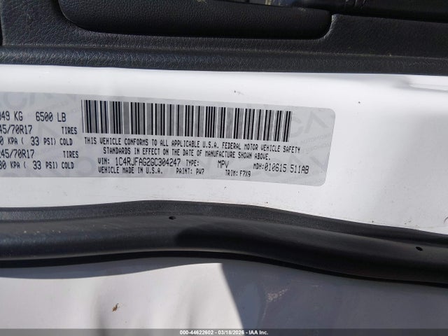 Продаж на аукціоні авто 2016 Jeep Grand Cherokee Laredo, vin: 1C4RJFAG2GC304247, номер лоту: 44622602