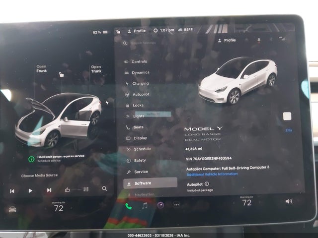 2022 TESLA MODEL Y 7SAYGDEE3NF463594 Photo 6