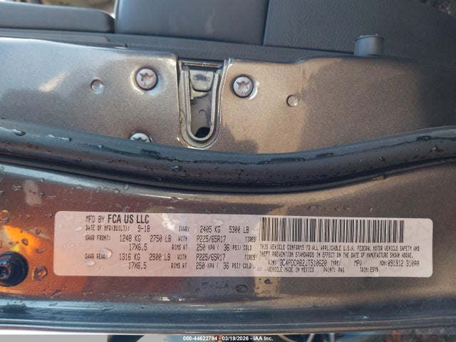 Продажа на аукционе авто 2018 Dodge Journey Se, vin: 3C4PDCAB2JT510620, номер лота: 44622794