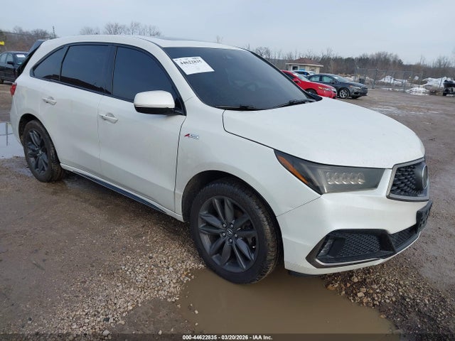 2019 Acura Mdx Tech   A-spec Pkgs მანქანა იყიდება აუქციონზე, vin: 5J8YD4H02KL009322, აუქციონის ნომერი: 44622835
