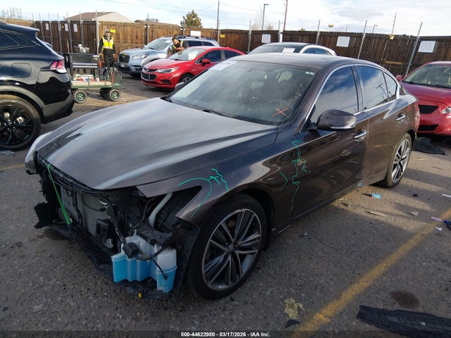 44622980 :رقم المزاد ، JN1BV7AR4FM391500 vin ، 2015 Infiniti Q50 Premium مزاد بيع