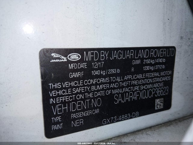 2018 JAGUAR XE SAJAR4FX0JCP36623 Photo 8