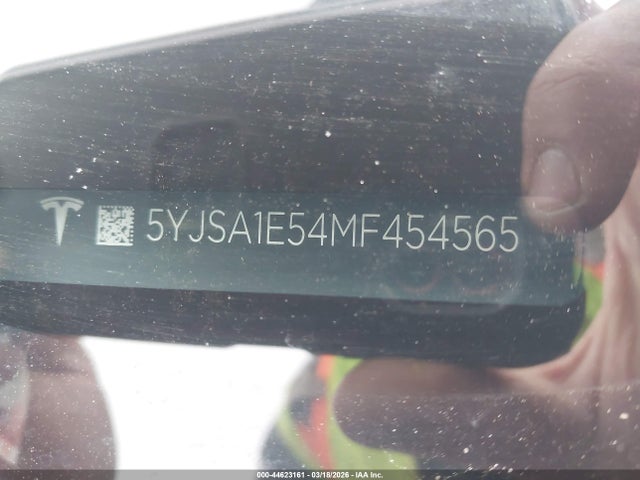 44623161 :رقم المزاد ، 5YJSA1E54MF454565 vin ، 2021 Tesla Model S Long Range Dual Motor All-wheel Drive مزاد بيع