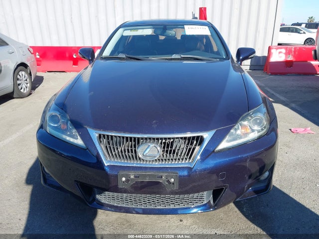 2011 Lexus Is 250 მანქანა იყიდება აუქციონზე, vin: JTHBF5C22B5138287, აუქციონის ნომერი: 44623339