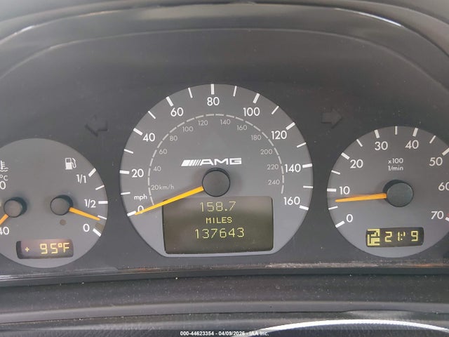 44623354 :رقم المزاد ، WDBLK74G82T114948 vin ، 2002 Mercedes-benz Clk 55 Amg مزاد بيع