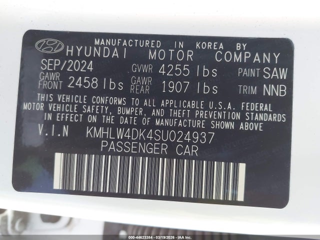 2025 HYUNDAI ELANTRA N KMHLW4DK4SU024937 Photo 8
