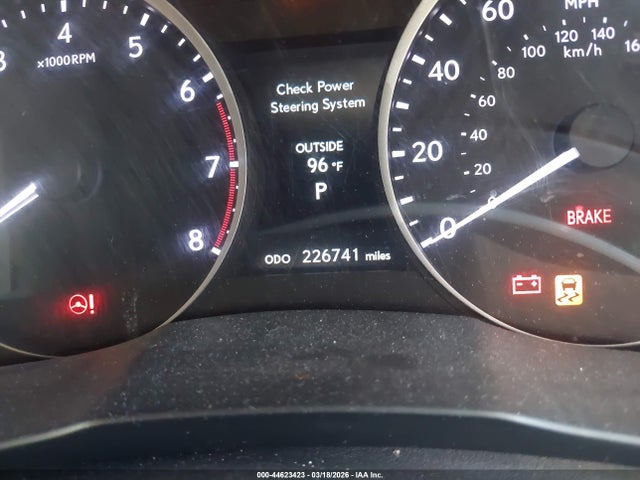 44623423 :رقم المزاد ، JTHBK1GG0D2050224 vin ، 2013 Lexus Es 350 مزاد بيع