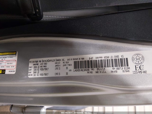 2008 JEEP WRANGLER 1J4GA39148L504208 Photo 8