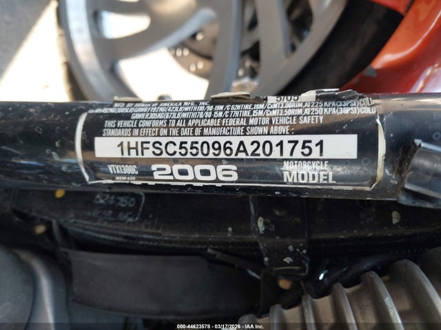 2006 HONDA VTX1300 1HFSC55096A201751 Photo 9