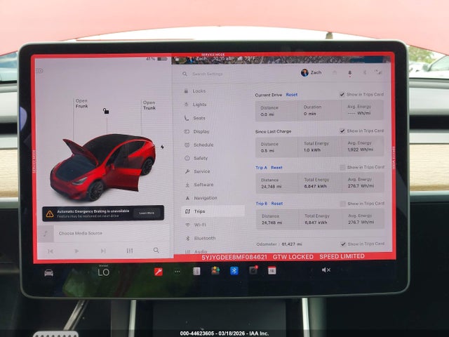 5YJYGDEE8MF084621 Tesla Model Y Long Range Dual Motor All-wheel Drive
