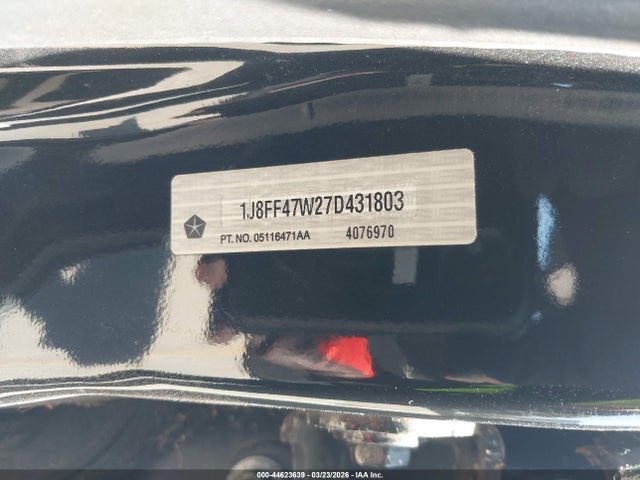Aukcja sprzedaży 2007 Jeep Compass Sport, vin: 1J8FF47W27D431803, numer aukcji: 44623639