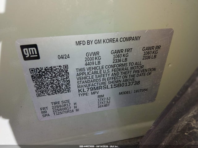 Chevrolet Trailblazer Awd Lt 2025 KL79MRSL1SB013738 Image 10