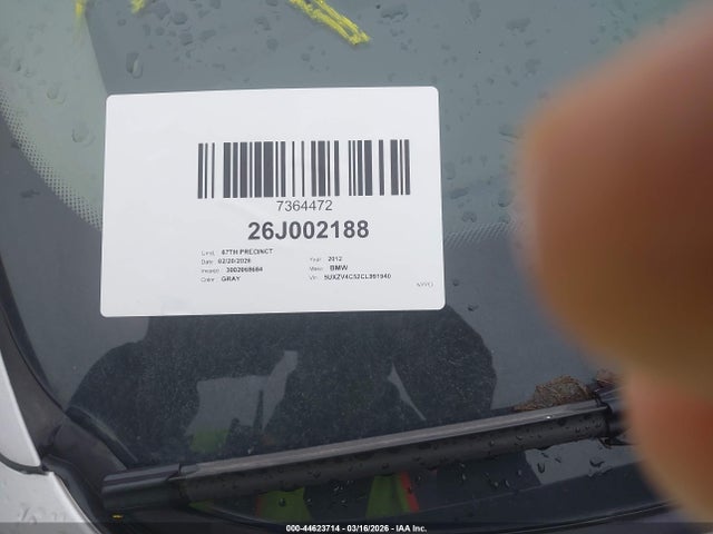 Aukcja sprzedaży 2012 Bmw X5 Xdrive35i/xdrive35i Premium/xdrive35i Sport Activity, vin: 5UXZV4C52CL991940, numer aukcji: 44623714