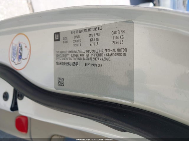 2011 CADILLAC DTS 1G6KD5E66BU105941 Photo 8