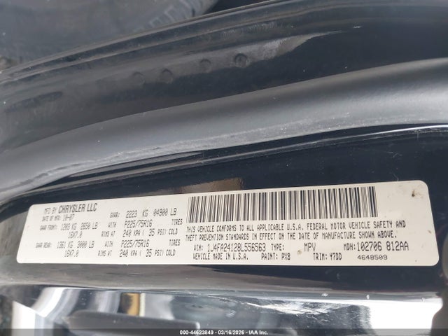 2008 JEEP WRANGLER 1J4FA24128L556563 Photo 8