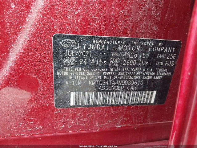 2022 GENESIS G70 KMTG34TA4NU089610 Photo 8