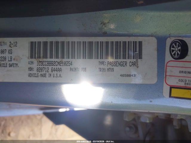 2012 CHRYSLER 200 1C3CCBBB2CN210254 Photo 8
