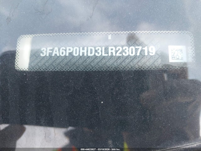 Ford FUSION SE 2020 3FA6P0HD3LR230719 Image 9