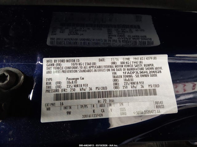 2017 FORD FOCUS ST 1FADP3L96HL206528 Photo 8