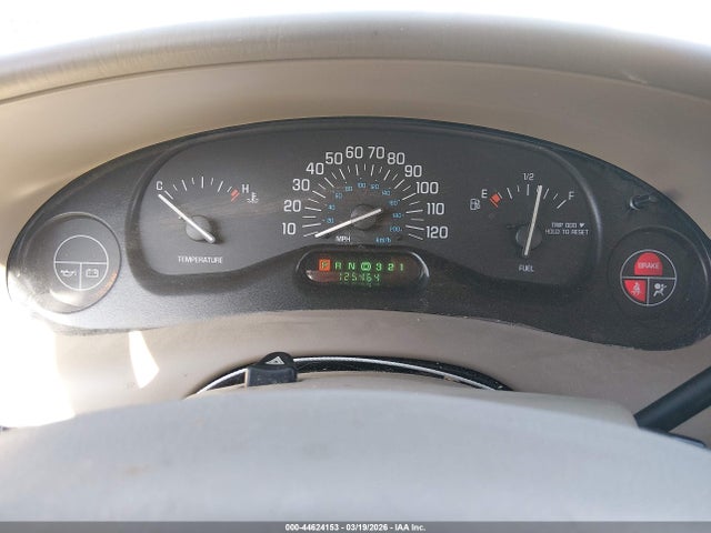 44624153 :رقم المزاد ، 2G4WS52JX31281980 vin ، 2003 Buick Century Custom مزاد بيع