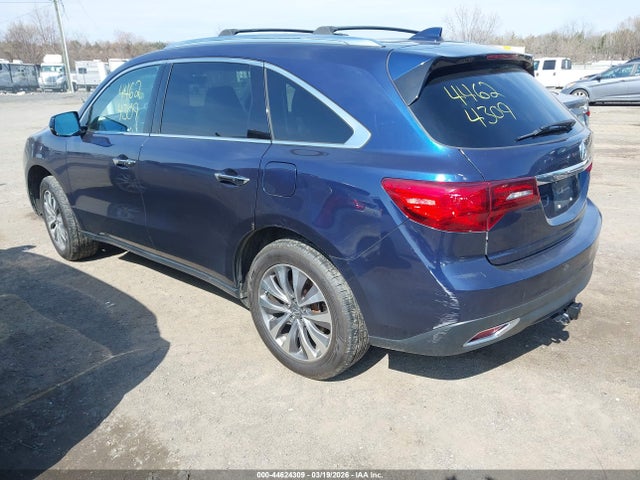 Продаж на аукціоні авто 2016 Acura Mdx Technology   Acurawatch Plus Packages/technology Package, vin: 5FRYD4H41GB007491, номер лоту: 44624309