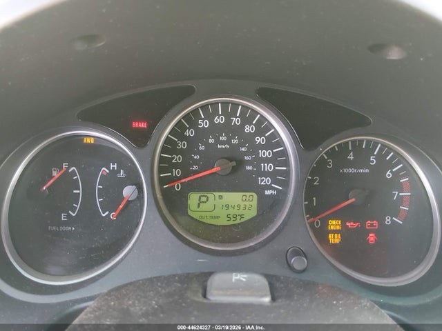 2006 SUBARU FORESTER JF1SG67676H708957 Photo 6